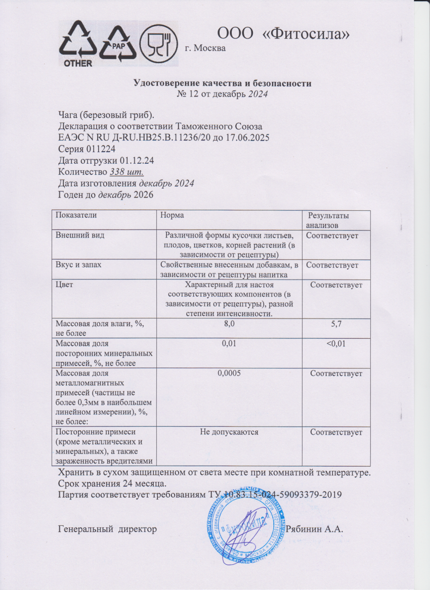 Паспорт №011224